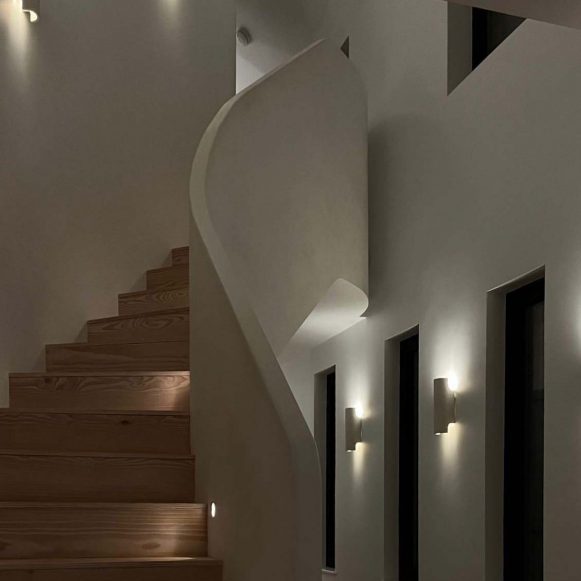 Microcement banister